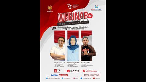 WEBINAR BALAI TEKKOMDIK 2024 8 MEMBANGUN BUDAYA LITERASI DI ERA