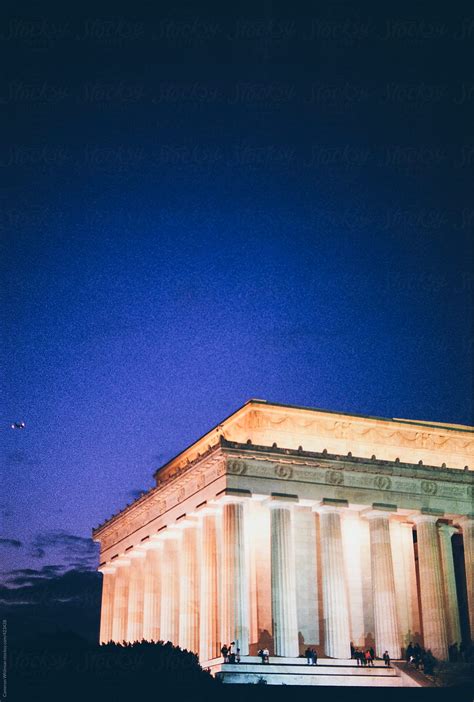 "Lincoln Memorial At Night" by Stocksy Contributor "CWP, LLC" - Stocksy