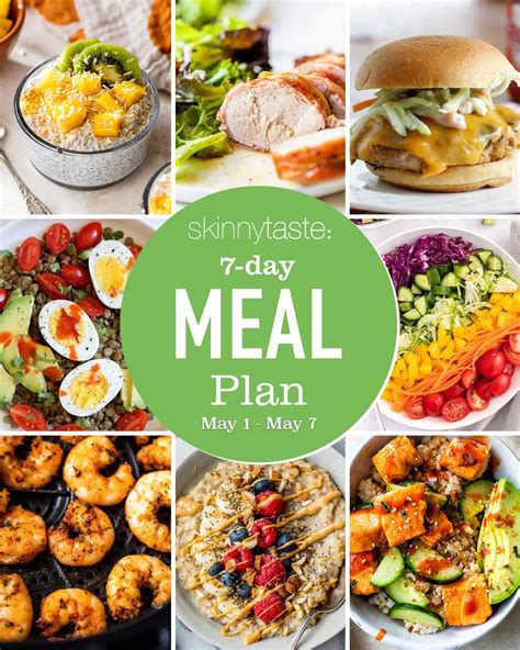 7 Day Healthy Meal Plan May 1 7 Eating Healthy Blog