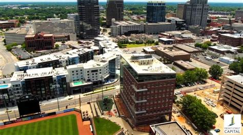 Greensboro Downtown Development Sanford Greek Surrounding Features