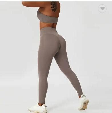 Girl Workout Bodysuit High Waist Legging Deep V Bra Trending Design Naked Sense Super Stretching