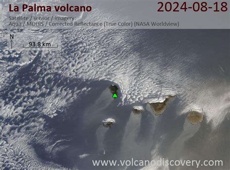 Latest satellite images of La Palma volcano / VolcanoDiscovery