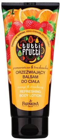 Farmona Tutti Frutti Orange Strawberry Od Wie Aj Cy Balsam Do Cia A