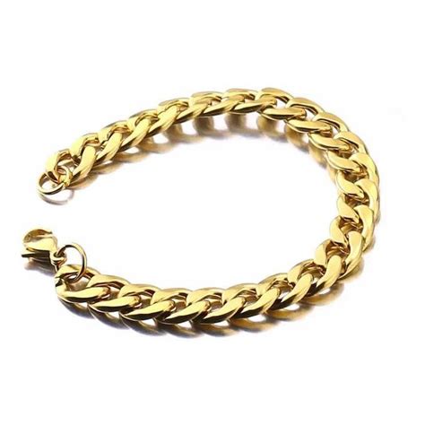 Pulseira Cubana Gold Hip Hop Envio Imediato Ouro K Shopee Brasil