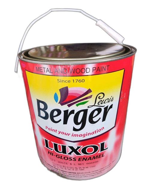 Berger Luxol Hi Gloss Enamel 4 L At 1000 Litre In Pune ID