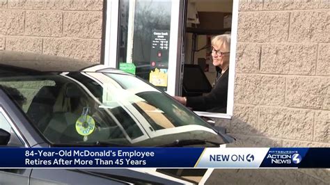 84 Year Old McDonald S Employee Retires After More Than 4 Decades