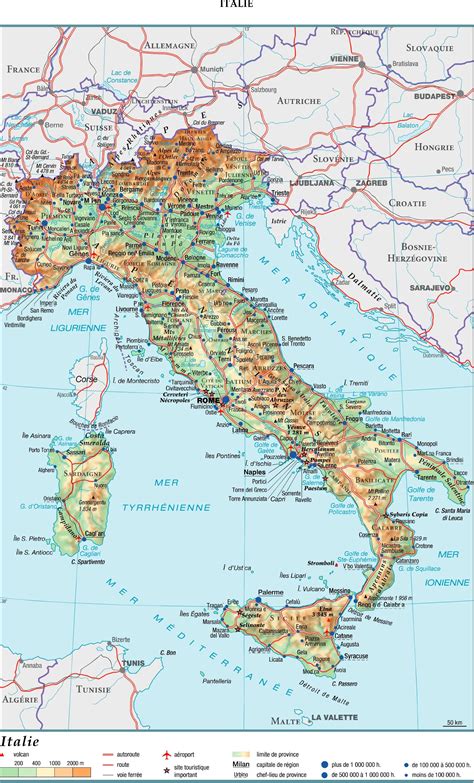 Haut Imagen Carte De Italie Fr Thptnganamst Edu Vn