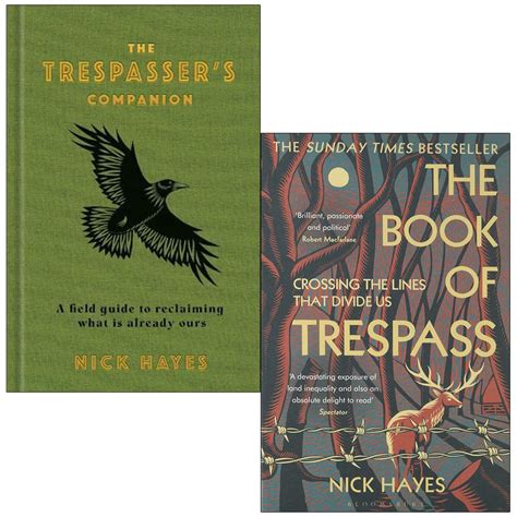 Nick Hayes Collection 2 Books Set The Trespasser S Companion[hardcover] The Book Of Trespass