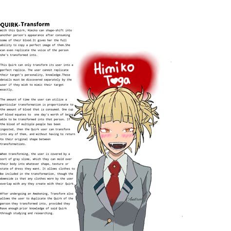 Himiko toga and her quirk | Anime images, Anime, Perfect image