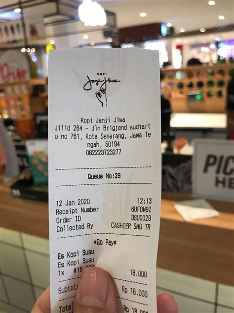 Kopi Janji Jiwa Transmart Majapahit Restoran Coffee Terdekat Di