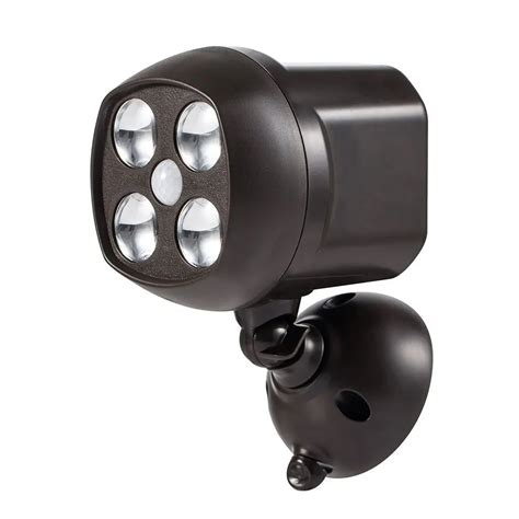 Motion Sensor Spotlight Eakar 4 LEDs Spotlight With Wireless PIR