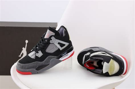 Мужские кроссовки Nike Air Jordan 4 Retro Black Обувь Найк Джордан ...