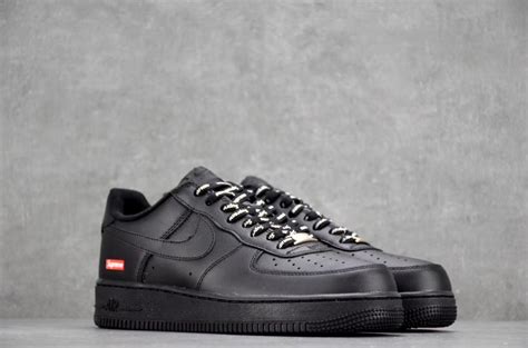 Nike Air Force 1 Low Supreme Black – RABBITKICKS