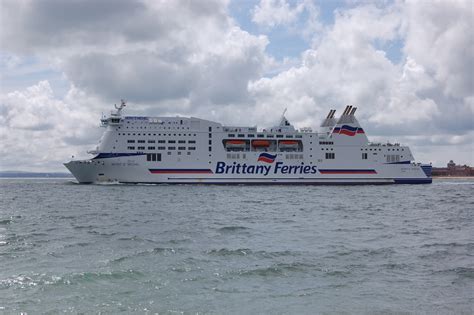 BRITTANY FERRIES: PORTSMOUTH PARADE OF BRITTANY FERRIES SHIPS