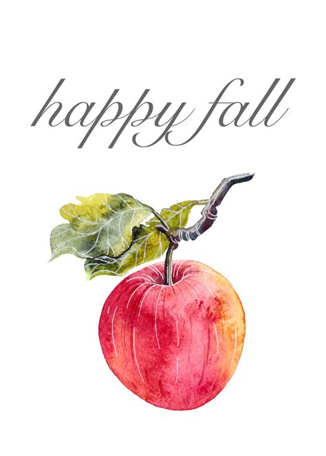 2 Fall Printables - Apple and Pumpkin - 2 Bees in a Pod