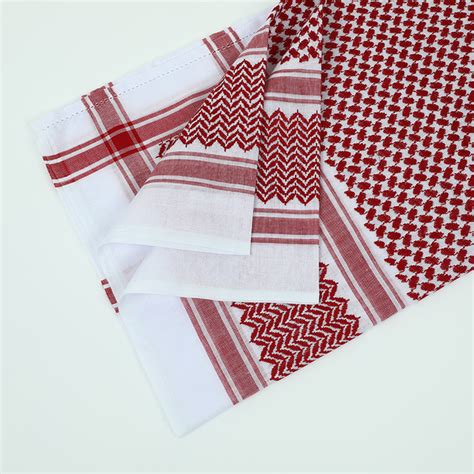 Keffiyeh Red Shemagh Adult Men Arab Head Scarf