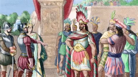 Encuentro entre Moctezuma y Cortés los descendientes del líder azteca