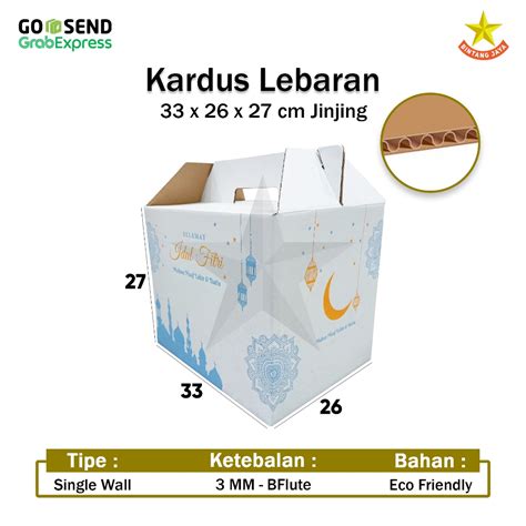 Jual Gable Box Idul Fitri Kardus Parcel Kardus Jinjing Kardus Tenteng