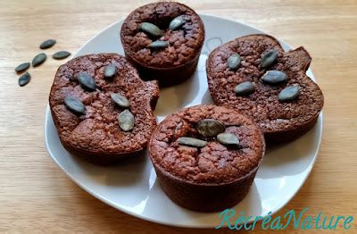 Muffins Ultra Moelleux Au Chocolat Et La Courge De Nice Du Jardin