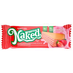 Naked Protein Caixa 12 Unidades De 40g Adaptogen Morango Fit House