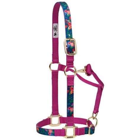 Weaver Leather Patterned Adjustable Average Halter 35 6785 245