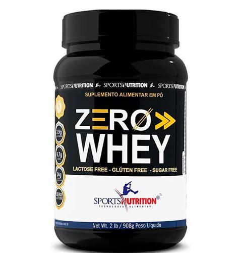 Whey Protein Zero Lactose Glúten E Açúcar 908g Sports Nutrition Farmácia Belladona Sua