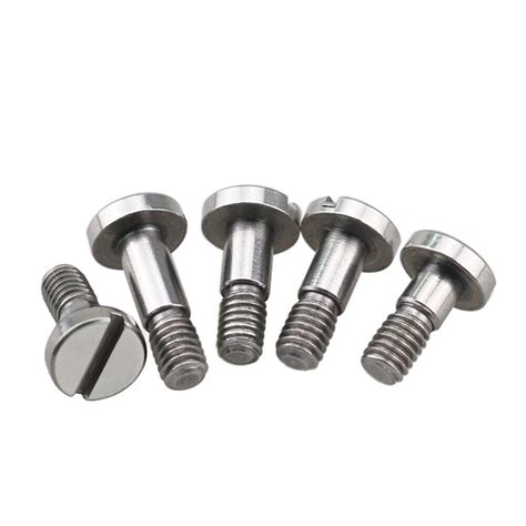 Ø 3 4 5 6mm Slotted Cheese Head Shoulder Screws M2 M3 M4 M5 Stainless