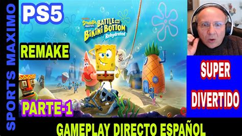 Bob Esponja Battle For Bikini Bottom Rehidrated Remake Parte 1 Ps5