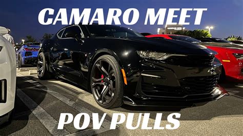 This Car Sounds Insane Camaro Meet Pov Pulls Sound Clips Youtube