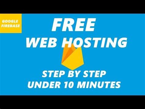 How To Host A Website For FREE Google Firebase Website Hosting