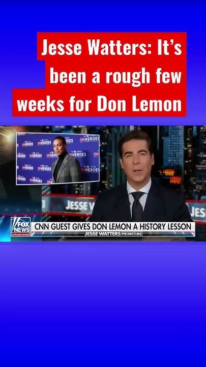 Jesse Watters Don Lemon Was Schooled On This Shorts Youtube