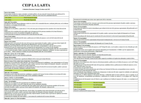 De Octubre De Ceip La Lajita