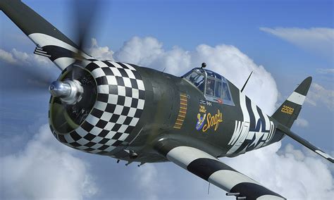 Flying legend returns to the skies: Rare WWII P-47 Thunderbolt fighter plane will fly again in ...