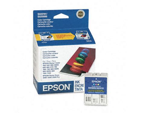 Epson Stylus Color 600 Black Ink Cartridge 540 Pages