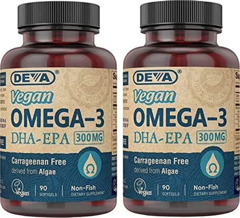 Deva Nutrition Vegan Omega 3 Dha Epa From Micro Algae