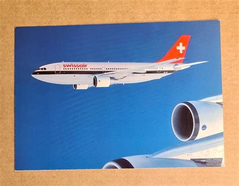 Karte Swissair Airbus 310 Kaufen Auf Ricardo