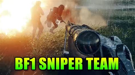 Battlefield 1 2 Man Sniper Team Double Vision Bf1 Alpha Gameplay