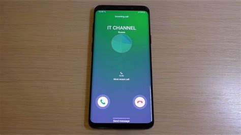 Samsung Galaxy S Plus Incoming Call Youtube