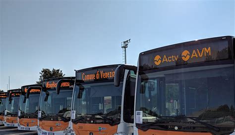 Actv Venezia Arrivano 6 Nuovi Autobus Ecologici Confservizi Veneto FVG