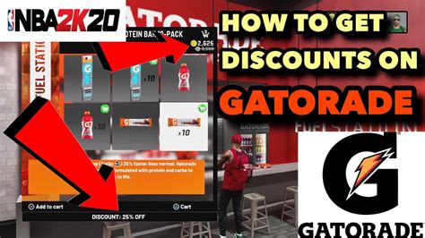 NBA 2K20 HOW TO GET DISCOUNTS ON GATORADE How To Buy Gatorade For