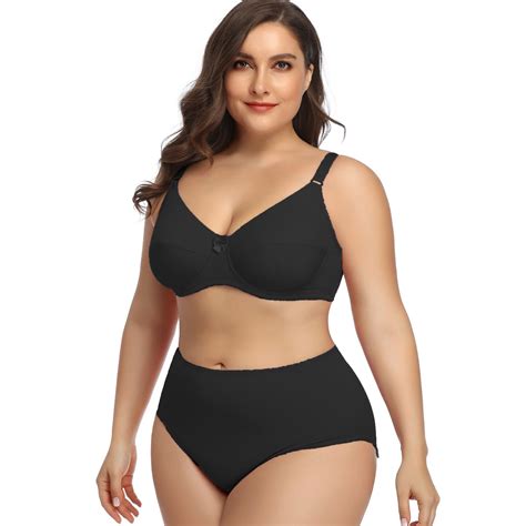 Strappy Babydoll Sexy Soft Lace Lingerie Bra And Panty Women Seamless Set Panties And Big Plus