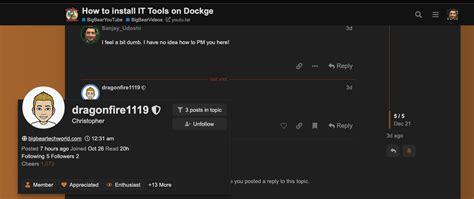 How To Install It Tools On Dockge Bigbearvideos Big Bear Community