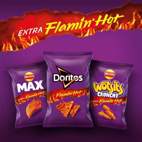 Walkers Max Extra Flamin Hot Crisps G G Pack Of Buy Now With Express International