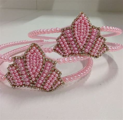 Compre Tiara De Coroa Bordada Com Strass 0127 No Elo7 Por R 3900