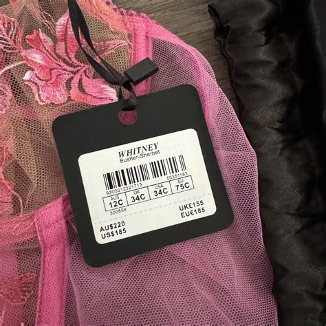 Honey Birdette WHITNEY SHERBET BUSTIER LINGERIE Depop