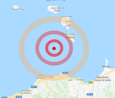 Sicilia Scossa Di Terremoto Moderata Alle Isole Eolie Nella Notte