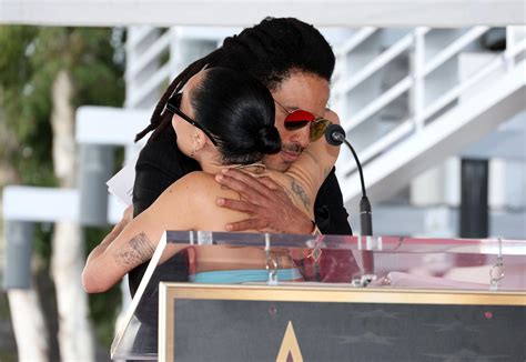 Lenny Kravitz Honored By Daughter Zoë Kravitz Denzel Washington During