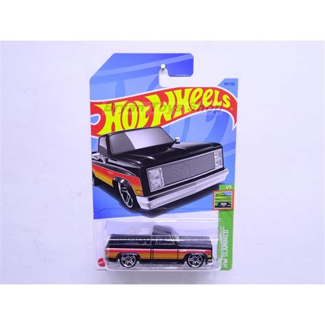 Jual Hot Wheels Chevy Silverado Hitam Merah Shopee Indonesia
