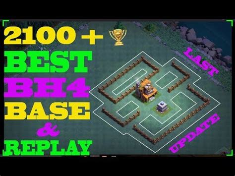 Epic Builder Hall Base Bh Defense Replay Bh Base Layout