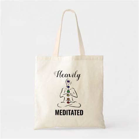 Heavily Meditated Chakra Meditation Tote Bag Heavily Meditated